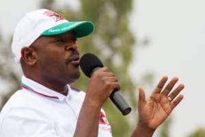 Sworn on Thursday after winning a first-round victory for that third term, Burundian President Pierre Nkurunziza has shrugged off opposition criticism and international condemnation to take another five years in power.  By Landry Nshimiye AFPFile
