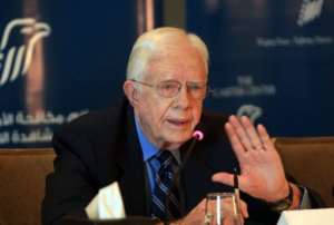 Former US President Jimmy Carter.  By Mahmud Hams (AFP)