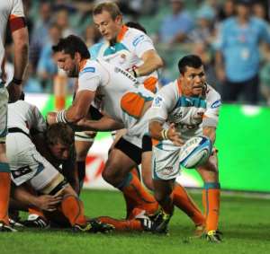 South African Central Cheetahs play a Super 15 rugby union match in Sydney on March 19, 2011.. By Greg Wood (AFP/File)