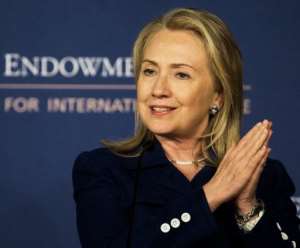 US Secretary of State Hillary Clinton.  By Paul J. Richards (AFP)