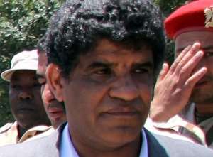 Abdullah Senussi, seen here in 2011, was arrested at Nouakchott airport on March 16.  By  AFPFile