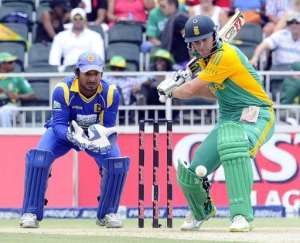 De Villiers finished unbeaten after facing 98 deliveries.  By Stephane de Sakutin AFP