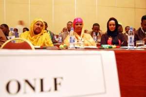 Female members of the Ogaden National Liberation Front (ONLF) attend a ceremony in Addis Ababa in 2010. By Aaron Maasho (AFP/File)