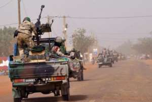 Niger troops arrive in the Mali city of Gao on January 31, 2013. By Sia Kambou (AFP/File)