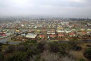 A general view shows a section of the Soweto township.  By Philippe Desmazes AFPFile