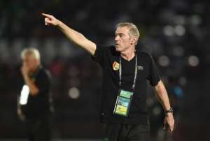 Guinea coach Michel Dussuyer will prepare his team to face Ghana in the Africa Cup of Nations quarter-finals.  By Carl de Souza AFP