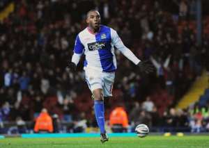 South African forward Benni McCarthy scores a penalty kick in extra time during the English League Cup football match in Blackburn, England on December 2, 2009.  By Paul Ellis AFPFile