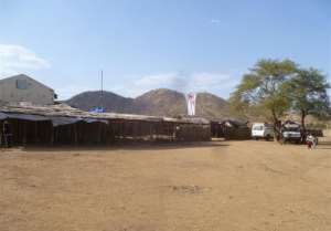 A picture released by Medecins Sans Frontieres shows its hospital in Farandalla, in Sudan's South Kordofan region, on November 11, 2011.  By  Medecins Sans FrontieresAFPFile