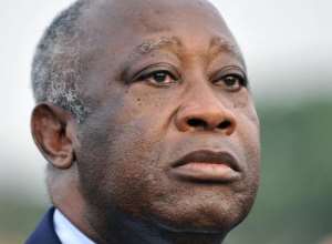 This February 4, 2011 photo shows then Ivory Coast President Laurent Gbagbo in Abidjan.  By Sia Kambou AFPFile