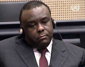 This video grab released on July 4, 2008 by the  International Criminal Court shows former Congolese rebel leader Jean-Pierre Bemba during a pre-trial hearing before the ICC in the Hague.  By  International Criminal CourtAFPFile