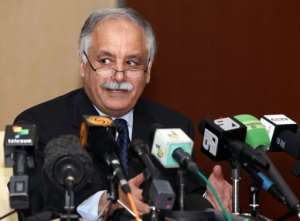 Libyan ex-premier Baghdadi al-Mahmudi was arrested in September.  By Mahmud Turkia (AFP/File)