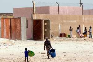 File picture shows a street in the city of Nouadhibou.  By Seyllou Diallo AFPFile
