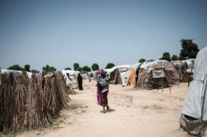 More than 16,000 internally displaced people live at the Muna camp, seen in September 2016, in Maiduguri, Nigeria, a city where there were reports of 43 sexual abuse cases at seven such camps in July.  By Stefan Heunis AFPFile