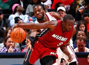 Luol Deng of the Miami Heat will lead Team Africa in the NBA's first game in Africa.  By Kevin C. Cox GettyAFP