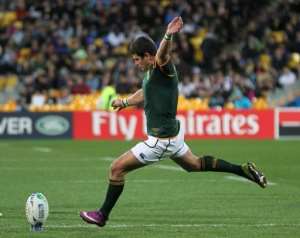 The man England must fear most is South Africa fly-half Morne Steyn, who was leading scorer at the last World Cup.  By Marty Melville (AFP/File)