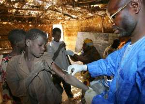 Children being vaccinated against meningitis in Niger in 2006.  By Issouf Sanogo AFPFile