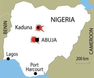 Bombs exploded in Abuja and Kaduna.  By  AFPGraphics