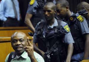 Nigerian militant leader Henry Okah L is challenging South Africa's right to try him.  By Alexander Joe AFPFile