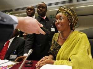 Former Nigerian petroleum resources minister Diezani Alison-Madueke, pictured in 2010.  By Dieter Nagl (AFP/File)