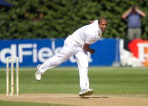 South African pace sensation Vernon Philander was on fire against New Zealand, taking six wickets.  By Marty Melville AFP