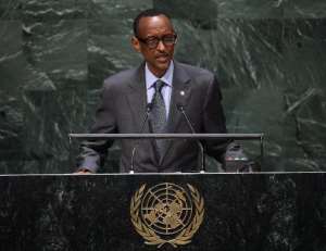 Rwanda President Paul Kagame, seen here at the 69th session of the United Nations General Assembly, was the target of a possible divine uprising by a prayer group jailed on Monday.  By Don Emmert AFPFile