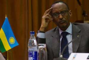 Rwanda President Paul Kagame, pictured at the International Conference on the Great Lakes Region on September 5, 2013, in Kampala, Uganda.  By Isaac Kasamani AFPFile