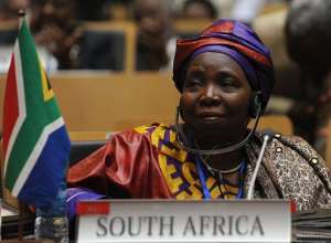Nkosazana Dlamini-Zuma.  By Simon Maina AFP