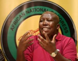 Julius Malema has called for South Africa's mines to be nationalised.  By Paballo Thekiso AFP