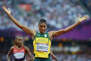 South African Caster Semenya.  By Olivier Morin (AFP)