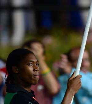 Caster Semenya had to undergo drug tests followed by gender tests following her victory in the 2009 world championships.  By Olivier Morin (AFP/File)