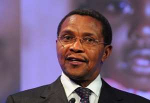 Tanzanian President Jakaya Kikwete , London on July 11, 2012. By Carl Court (AFP/File)