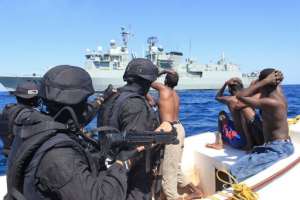 The deployment of international warships off the Somali coast has led to a drop off in pirate attacks this year.  By Handout AFP