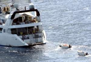 Six Somalis will go on trial in a Paris court charged with taking the 30 crew of luxury sailing ship Le Ponant hostage.  By  (AFP/Ministry of Defence/File)