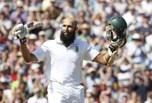 Hashim Amla made an unbeaten 311, supported by 182 not out from Jacques Kallis and 131 from Graeme Smith.  By IAN KINGTON (AFP)