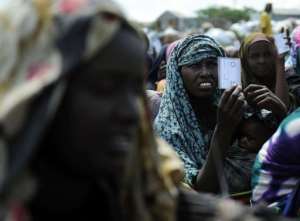 Somali women.  By Tony Karumba AFP