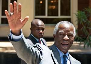African Union mediator Thabo Mbeki.  By Giulio Petrocco (AFP/File)