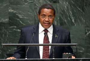 Tanzania's President Jakaya Kikwete is constitutionally barred from seeking a third term in office.  By Jewel Samad AFPFile