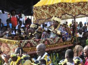 His Majesty presides over the annual Abissa festival of the N'Zima people.  By Sia Kambou AFPFile