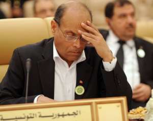 Moncef Marzouki attends the third Arab Economic, Social and Development Summit in Riyadh on January 22, 2013.  By Fayez Nureldine AFPFile