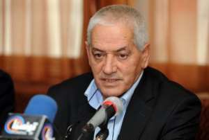 Secretary General of the Tunisian General Labour Union Houcine Abbassi givess a press conference, December 5, 2012. By Fethi Belaid (AFP/File)