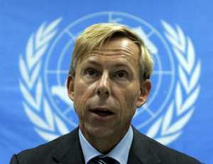 Anders Kompass,director of field operations for the UN human rights office, is pictured on February 13, 2006.  By Olrando Sierra AFPFile
