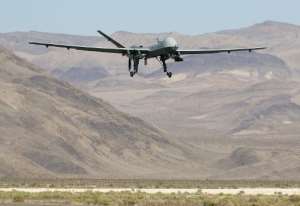 An MQ-9 Reaper is seen on August 8, 2007, in Indian Springs, Nevada.  By Ethan Miller Getty Images North AmericaAFPFile