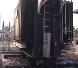 Lady suffers severe burns after Winneba transformer explosion