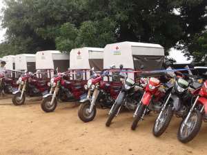 Volta Region: Korean agency donates tricycle ambulances to help improve maternal healthcare