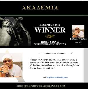 London Based Gospel Rapper Shoggy Tosh Wins His 4th Music Gong