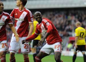 Albert Adomah: Ghana winger strikes debut season goal in Middlesbrough 4-0 hammering of Brentford