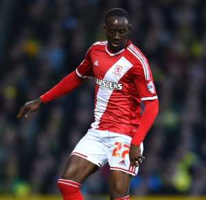 Albert Adomah has been left out if the Middlesbrough squad