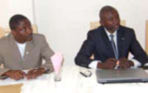 Alhaji Tapsoba Alhassan (right), with Baba Seidu (left)
