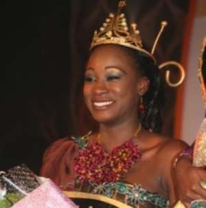 Ama Nettey,winner of Miss Malaika Ghana 2010