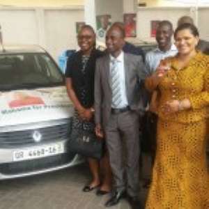 Ambassador Donates 3 Cars To NDC